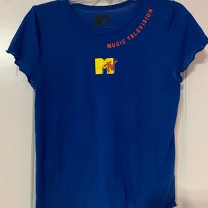Short Sleeve ,MTV T-shirt, Crew Neck